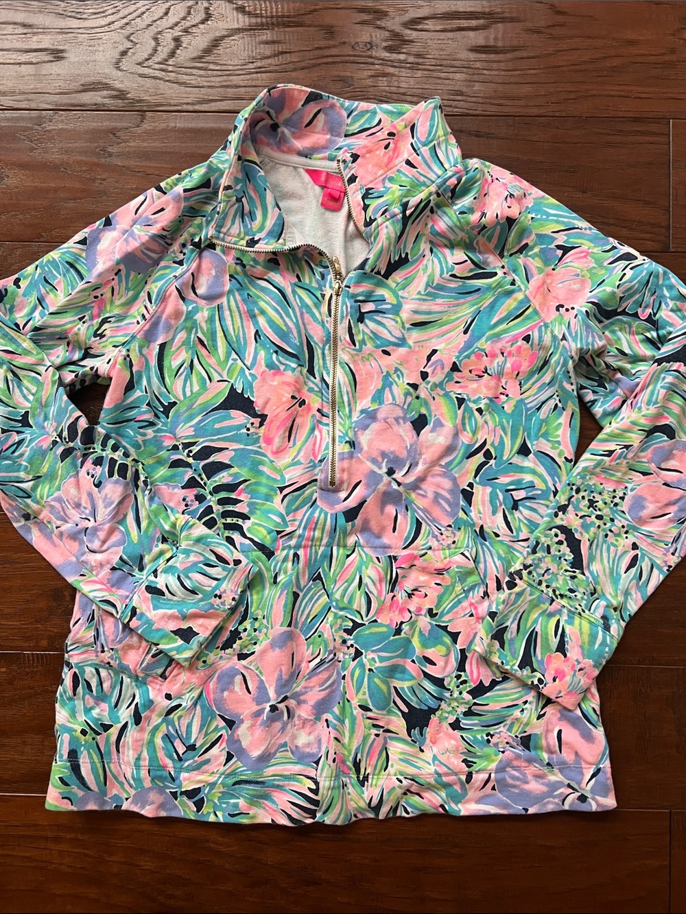 EUC Lilly Pulitzer Half-Zip Jacket - size M